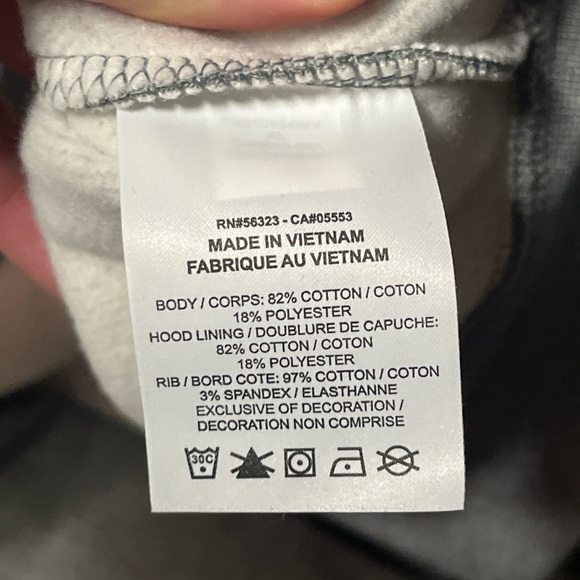 Nike Jordan Fleece Full Zip Hoodie Carbon Heather Mens XL XLarge DA9810-091 NEW - Picture 6 of 7